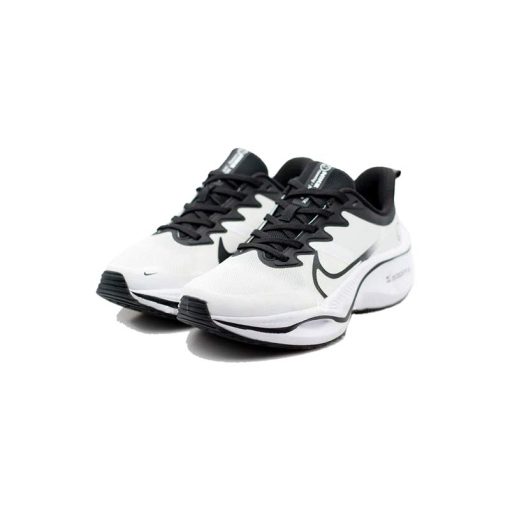 کتونی پیاده روی نایک زوم ایکس اموجی لبخند سفید مشکی Nike Running Air Zoom Smile White Black