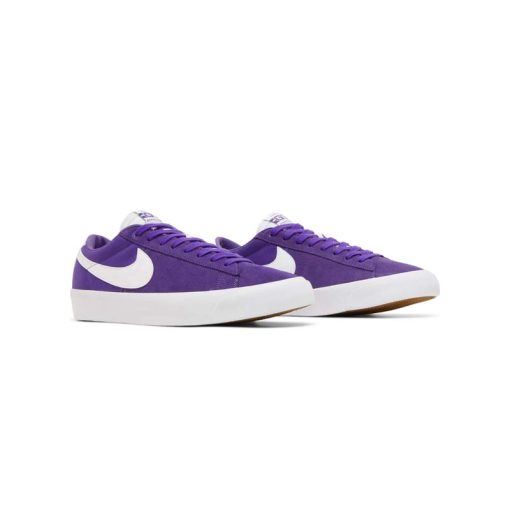 کفش نایک بلیزر ساق کوتاه بنفش Nike Zoom Blazer Low Pro GT SB Court Purple