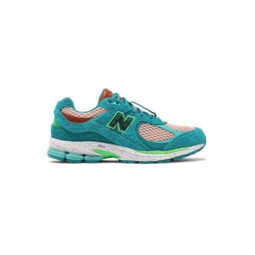 کفش نیوبالانس 2002 آبی فیروزه ای سبز New Balance 2002R Salehe Bembury