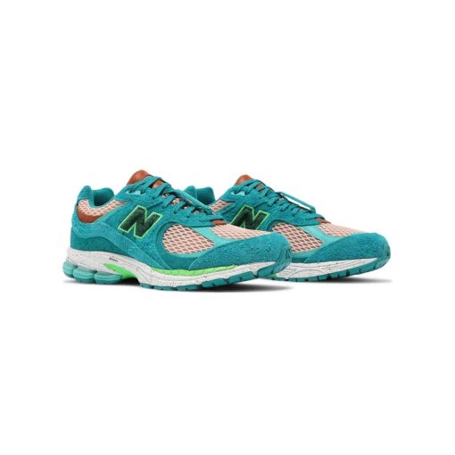 کفش نیوبالانس 2002 آبی فیروزه ای سبز New Balance 2002R Salehe Bembury