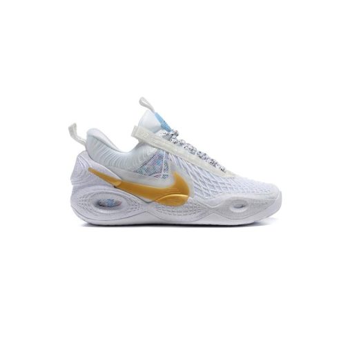 کتونی بسکتبالی نایک کازمیک سفید طلایی Nike Cosmic Unity White Gold