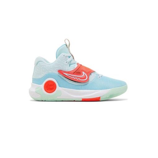 کتونی بسکتبالی نایک کی دی تری 5 آبی روشن نارنجی Nike KD Trey 5 X Blue Orange