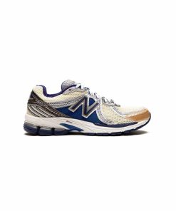 کتونی رانینگ نیوبالانس 860 کرم آبی New Balance 860 Aimé Leon Dore Blue