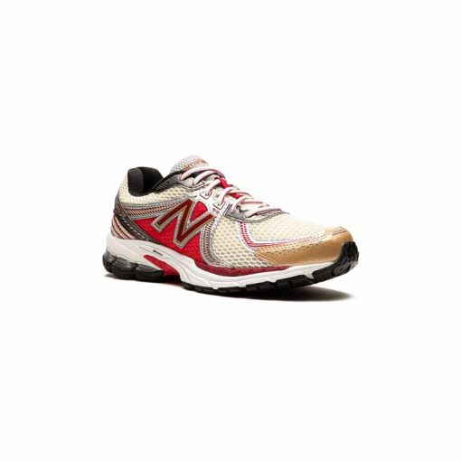 کتونی رانینگ نیوبالانس 860 کرم قرمز New Balance 860 Aimé Leon Dore Red