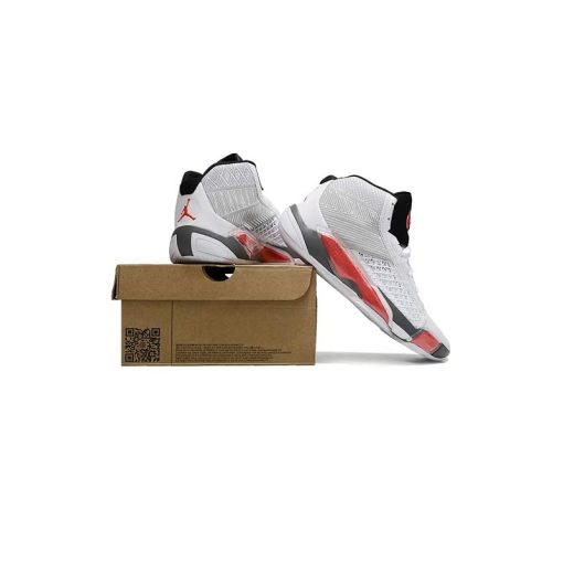 کتونی نایک ایرجردن 38 سفید قرمز Nike Air Jordan 38 White Red