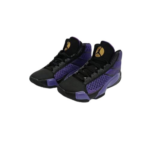 کتونی نایک ایرجردن 38 مشکی بنفش Nike Air Jordan 38 Black Purple