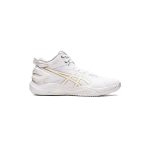 کتونی والیبال اسیکس ژل برست 26 سفید طلایی Asics Gel Burst 26 White gold