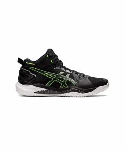 کتونی والیبال اسیکس ژل برست 26 مشکی سبز Asics Gel Burst 26 Black Green