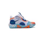 کفش بسکتبال نایک پی جی 6 سفید آبی نارنجی Nike PG 6 EP White Blue Orange