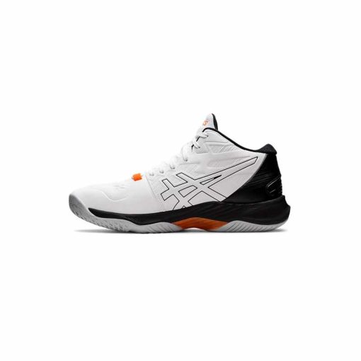 کفش والیبال اسیکس اسکای الیت سفید مشکی نارنجی Asics Sky Elite ff 2 White Black Orange