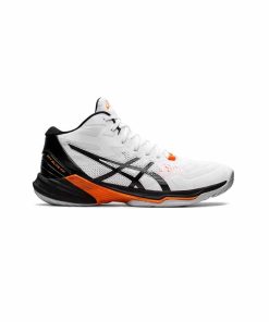 کفش والیبال اسیکس اسکای الیت سفید مشکی نارنجی Asics Sky Elite ff 2 White Black Orange