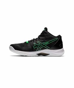 کفش والیبال اسیکس اسکای الیت مشکی سفید سبز Asics Sky Elite ff 2 Black White Green