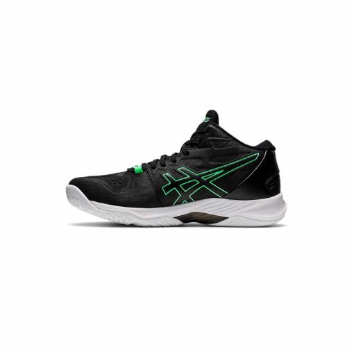 کفش والیبال اسیکس اسکای الیت مشکی سفید سبز Asics Sky Elite ff 2 Black White Green