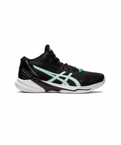 کفش والیبال اسیکس اسکای الیت مشکی سفید سبز Asics Sky Elite ff 2 Black White Green