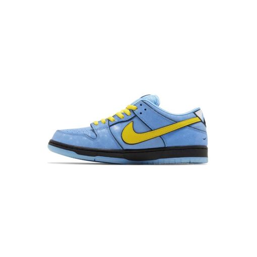 کفش کژوال نایک اس بی دانک آبی زرد Nike Sb Dunk Low The Powerpuff Girls Bubbles