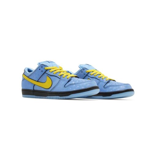 کفش کژوال نایک اس بی دانک آبی زرد Nike Sb Dunk Low The Powerpuff Girls Bubbles