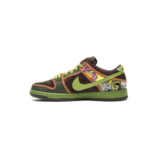 کفش کژوال نایک اس بی دانک سبز قهوه ای Nike Sb Dunk Low De La Soul