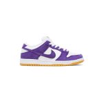 کفش کژوال نایک اس بی دانک سفید بنفش Nike Sb Dunk Low Purple Suede