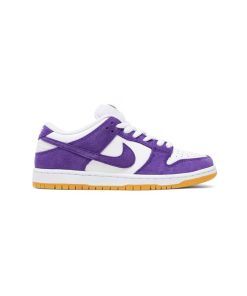کفش کژوال نایک اس بی دانک سفید بنفش Nike Sb Dunk Low Purple Suede