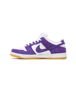 کفش کژوال نایک اس بی دانک سفید بنفش Nike Sb Dunk Low Purple Suede