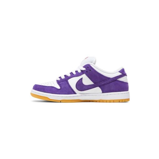 کفش کژوال نایک اس بی دانک سفید بنفش Nike Sb Dunk Low Purple Suede