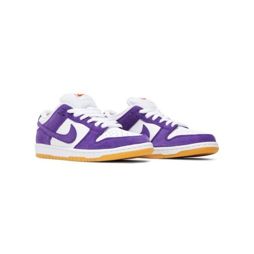 کفش کژوال نایک اس بی دانک سفید بنفش Nike Sb Dunk Low Purple Suede