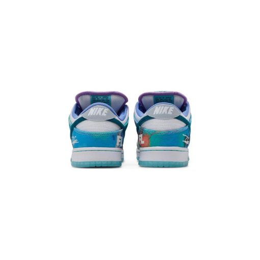 کفش کژوال نایک اس بی دانک سفید فیروزه ای Nike Sb Dunk Low Futura Laboratories Bleached Aqua