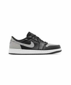 کتونی نایک ایرجردن 1 ساق کوتاه مشکی طوسی Nike Air Jordan 1 Retro Low OG Shadow 2024