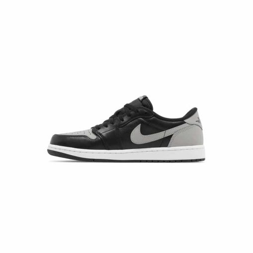 کتونی نایک ایرجردن 1 ساق کوتاه مشکی طوسی Nike Air Jordan 1 Retro Low OG Shadow 2024