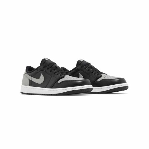 کتونی نایک ایرجردن 1 ساق کوتاه مشکی طوسی Nike Air Jordan 1 Retro Low OG Shadow 2024