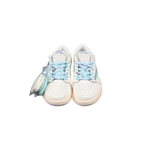 نایک ایرجردن 1 تراویس اسکات تیفانی کرم آبی Nike Air Jordan 1 Low Travis Scott Tiffany Cream