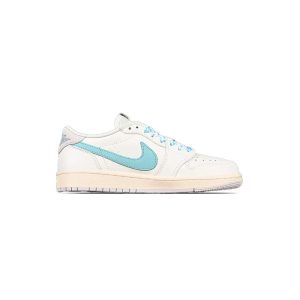 نایک ایرجردن 1 تراویس اسکات تیفانی کرم آبی Nike Air Jordan 1 Low Travis Scott Tiffany Cream