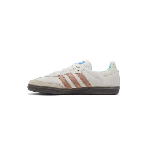 کتونى آدیداس سامبا کرم قهوه ای Adidas Samba OG Clay Strata