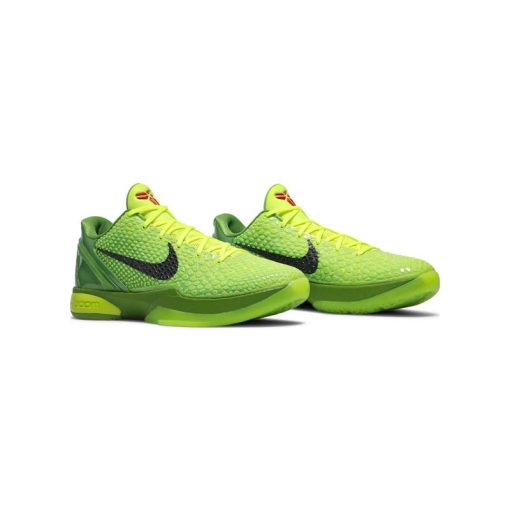 کتونی بسکتبالی نایک کوبی 6 سبز فسفری Nike Zoom Kobe 6 Protro Grinch