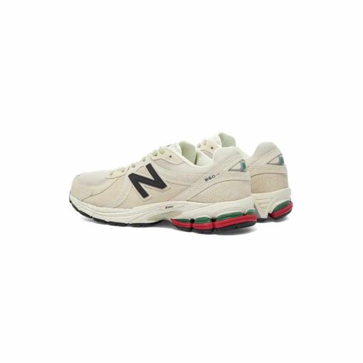 کتونی رانینگ نیوبالانس 860 کرم سبز قرمز New Balance 860 Cream Green Red