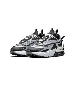 کتونی زنانه نایک ایرمکس فوریوزا مشکی سفید طوسی Nike Air Max Furyosa Metallic Silver Black White