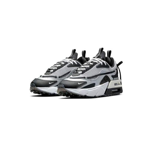 کتونی زنانه نایک ایرمکس فوریوزا مشکی سفید طوسی Nike Air Max Furyosa Metallic Silver Black White