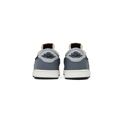 کتونی نایک ایرجردن 1 ساق کوتاه مشکی طوسی Nike Air Jordan 1 Low OG EX Dark Smoke Grey