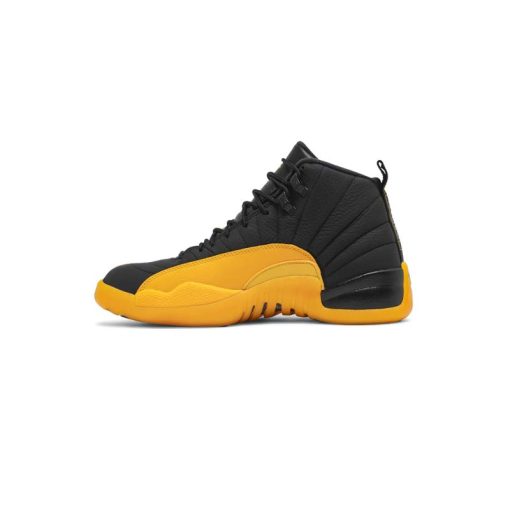 کتونی نایک ایرجردن 12 مشکی زرد Nike Air Jordan 12 Retro University Gold