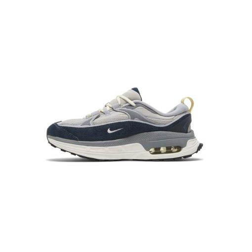 کتونی نایک ایرمکس بلیس طوسی سفید سورمه ای Nike Air Max Bliss Iron Ore Armory Navy