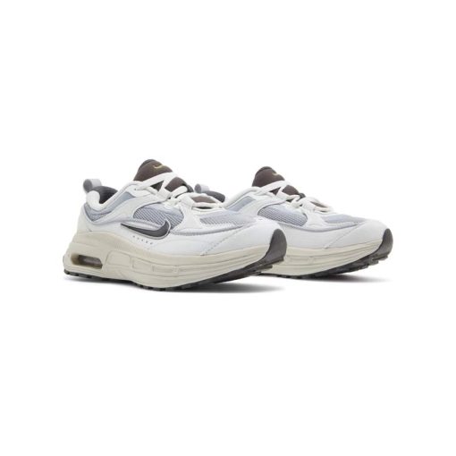 کتونی نایک ایرمکس بلیس کرم طوسی قهوه ای Nike Air Max Bliss White Light Orewood Brown