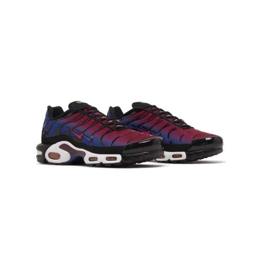 کتونی نایک ایرمکس تی ان پلاس مشکی آبی قرمز بارسلونا Nike Air Max Plus Patta FC Barcelona