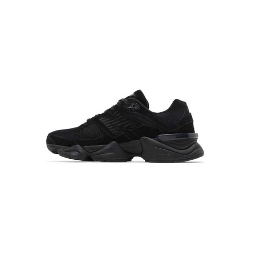 کتونی نیوبالانس 9060 تمام مشکی New Balance 9060 Triple Black Suede