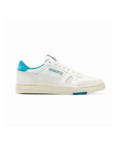 کفش ریبوک کورت سفید سبز آبی Reebok Lt Court White Blue