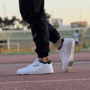 کفش ریبوک کورت سفید مشکی Reebok Lt Court White Black