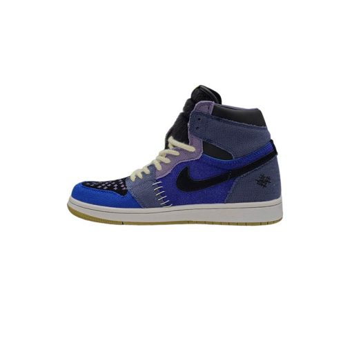 کفش نایک ایرجردن 1 ساق بلند وودو آبی Nike Air Jordan 1 High OG Voodo Blue