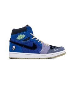 کفش نایک ایرجردن 1 ساق بلند وودو آبی Nike Air Jordan 1 High OG Voodo Blue