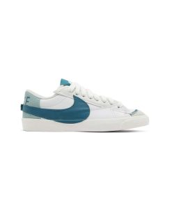 کفش نایک بلیزر جومبو ساق کوتاه سفید سبزآبی Nike Blazer Low Jumbo Summit White Geode Teal