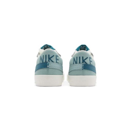 کفش نایک بلیزر جومبو ساق کوتاه سفید سبزآبی Nike Blazer Low Jumbo Summit White Geode Teal