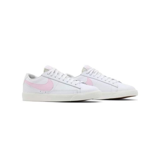 کفش نایک بلیزر ساق کوتاه سفید صورتی Nike Zoom Blazer Low Pink Foam